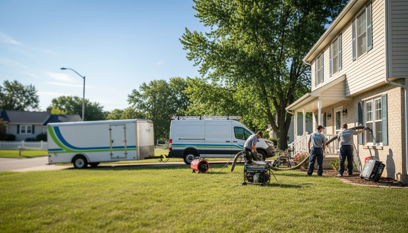 Flooded Basement Restoration And Cleanup With Repair in Cheboygan, MI near me